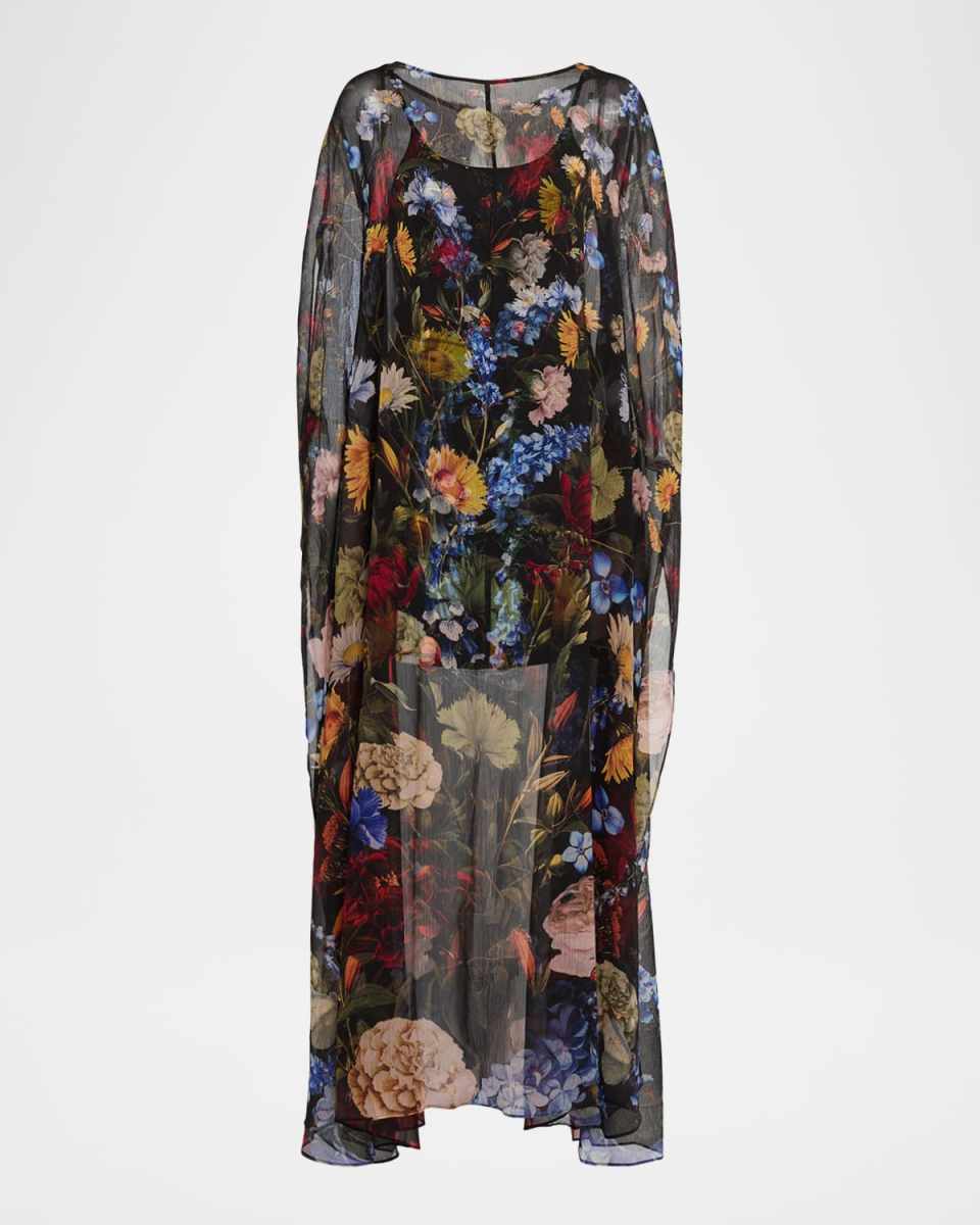 Linn Cape Maxi Dress